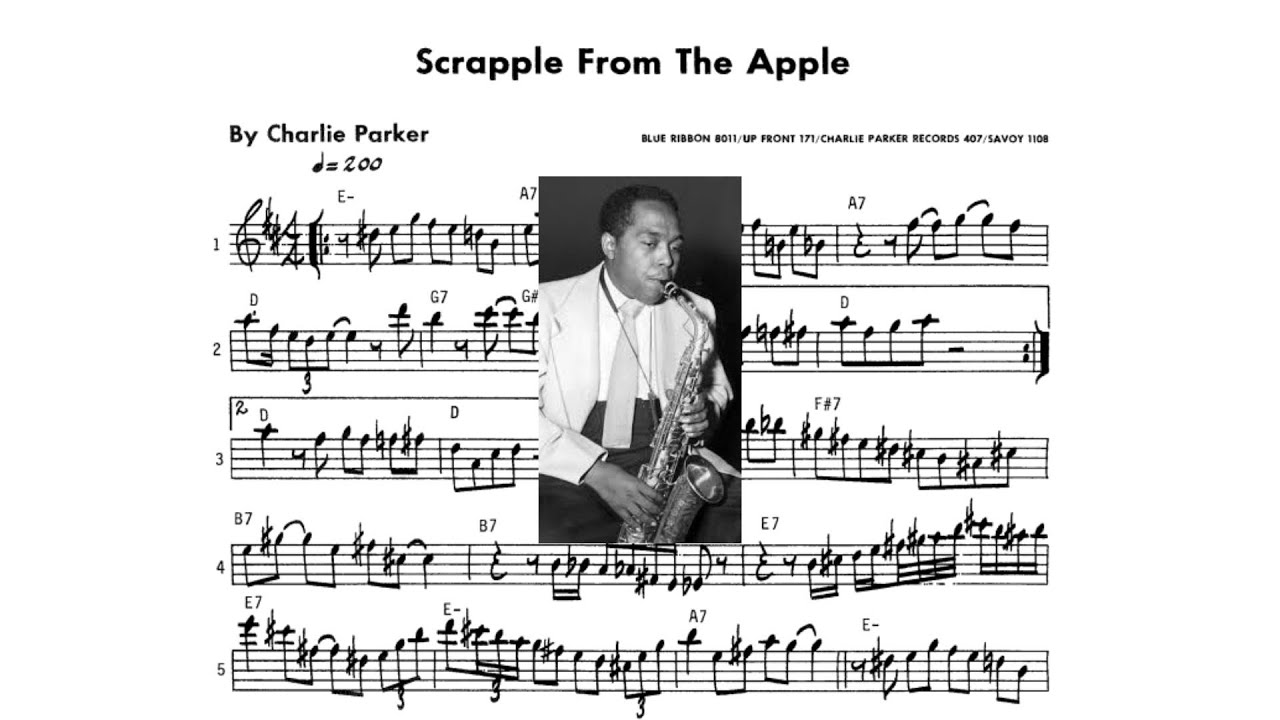 Scrapple From the Apple - Charlie Parker / Transcription (Eb) Scrapple From the Apple - Charlie Parker / Transcription (Eb)