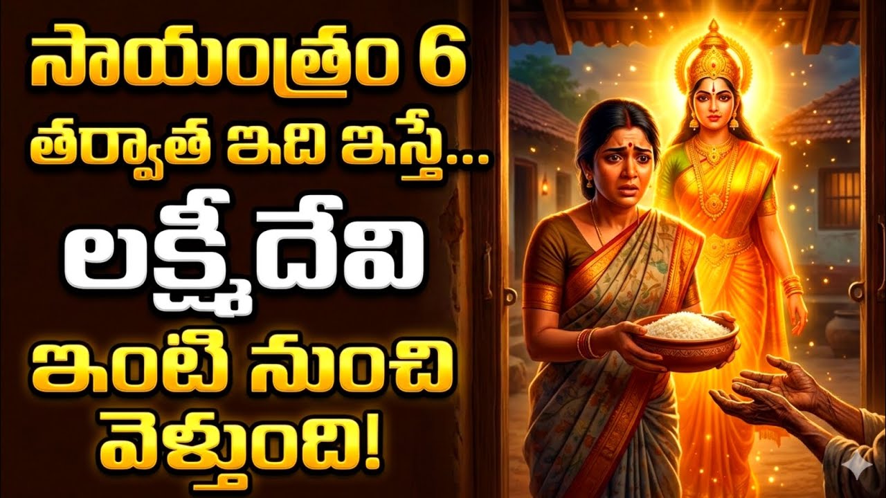 సాయంత్రం 6 తర్వాత ఇది ఇస్తే… లక్ష్మీదేవి ఇంటి నుంచి వెళ్తుంది! #lakshmidevi 
