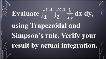 SNM | MA3251 | Unit 4 | Double integral using Trapezoidal rule and Simpson’s rule in Tamil