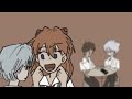 Asuka is scared of emos  nge animatic