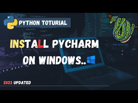 How to INSTALL Pycharm on WINDOWS 10 | 2023 Updated