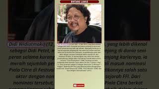 Profil Artis Indonesia Didi Petet Antara Emon Dan Kabayan  Penggemar Film