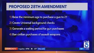 Newsom proposes constitutional amendment to curb gun violence