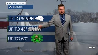 Major Storm Brings Heavy Wind & Snow