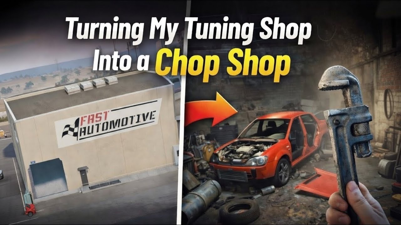 Turning my Tuning Shop into a Chop Shop | BeamNG RLS Career Overhaul Mod Ep: 11