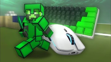 ASMR Keyboard + Mouse Sounds | Cubecraft Skywars Solo