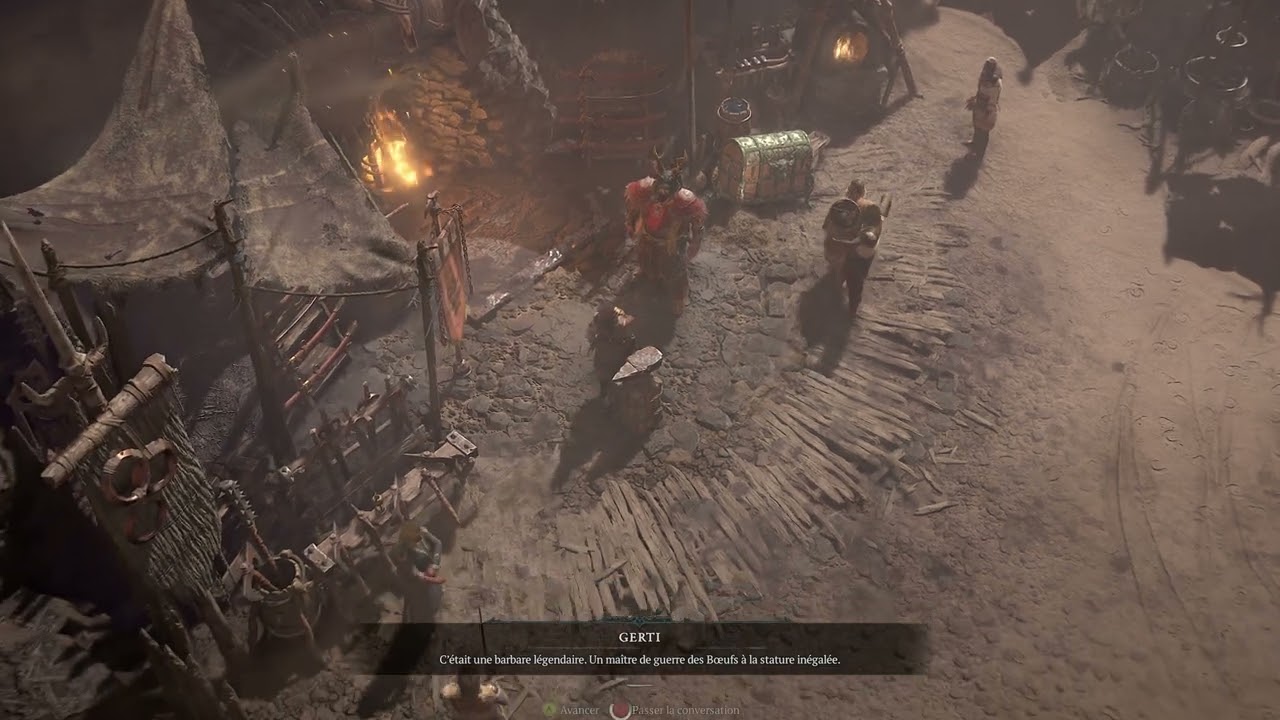 Gameplay of Diablo IV - Some side quests. HD  4K