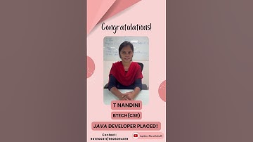 Student Successfully Placed | Java Full Stack Development | Jspiders Marathahalli | T Nandini