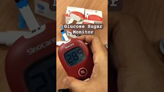 Sinocare Safe AQ Smart Blood Glucose Monitor || Glucose Monitoring Device #healthmonitor #fypシ #CGM