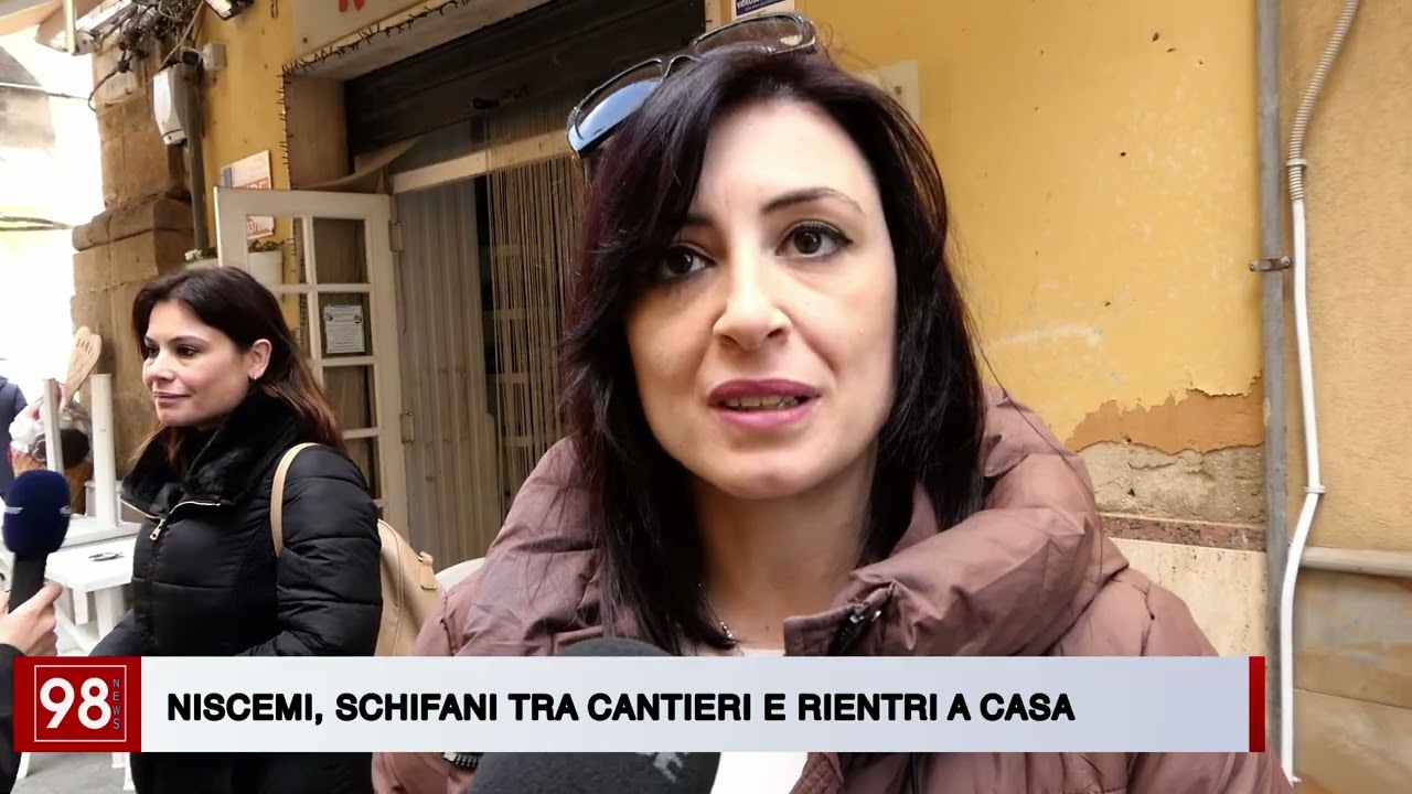 NISCEMI, SCHIFANI TRA CANTIERI E RIENTRI A CASA