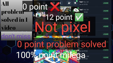 Not pixel airdrop new tricks || not pixel 0 point problem solved #notpixel