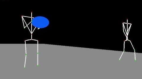 Control of articulated figures animations using Petri Nets