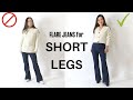 How to wear flare jeans if you have short legs (like me)