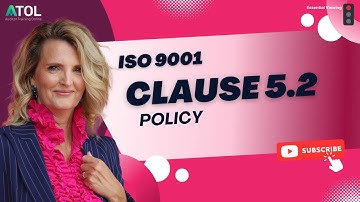 ISO 9001 Clause 5.2 Policy | Auditor Training Online
