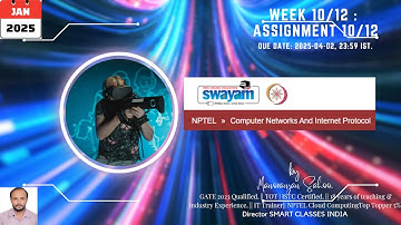Computer Networks And Internet Protocol Quiz Week 10 Assignment 10 Answers NPTEL SWAYAM JANUARY 2025