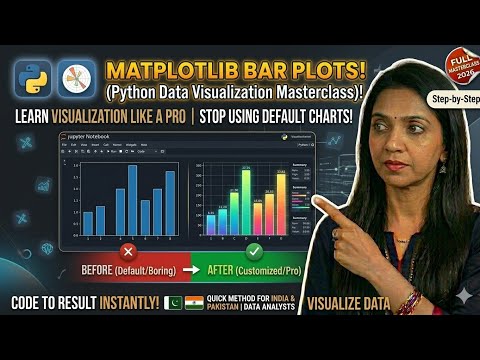 Matplotlib Bar Plot | Data Visualization in Python