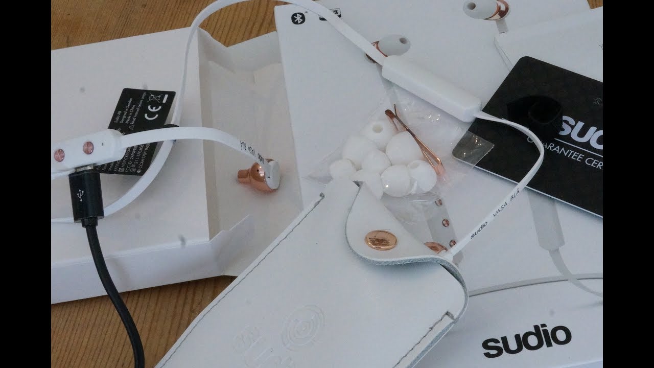 SUDIO VASA BLÅ IN EAR WIRELESS BLUETOOTH HEAD PHONES - YouTube