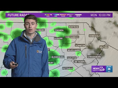 Cold front arrives Tuesday - YouTube