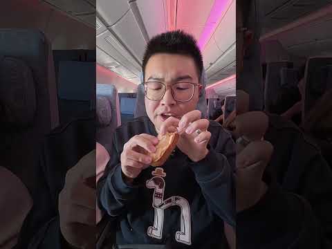 Comida de Avión de España a China con el Air China