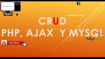 CRUD PHP AJAX Y MYSQL  Actualizar registros  parte.3