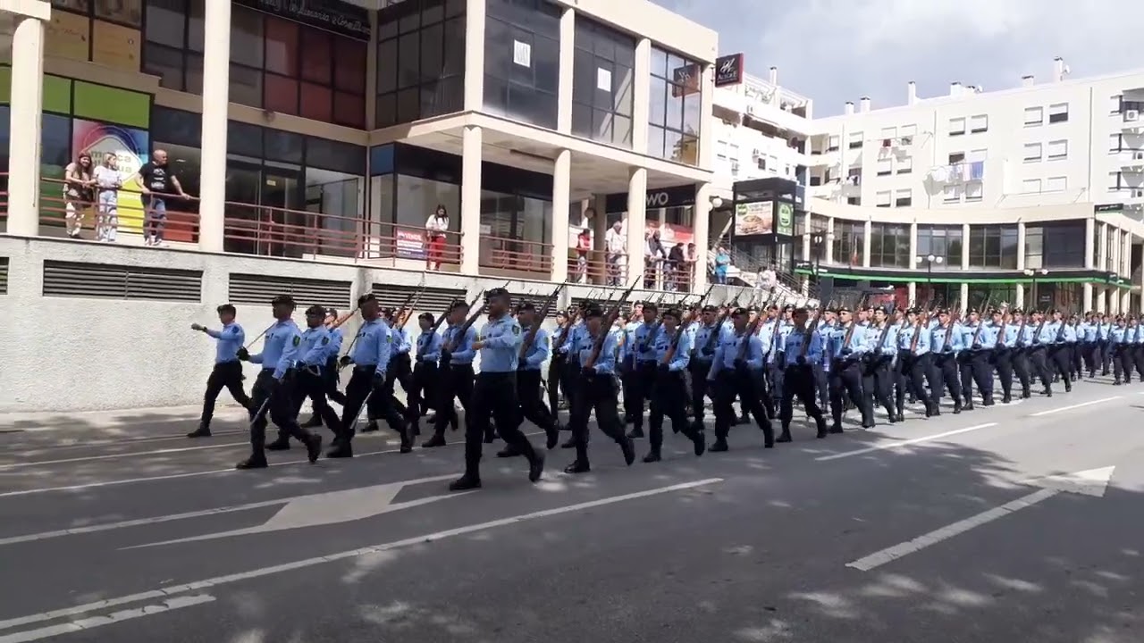 Ensaios GNR para o juramento de bandeira Portalegre  21-4-24