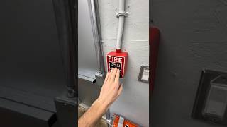 Garage fire alarm supervisory tie-in to house system chime strobe