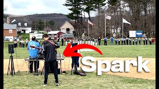 National Anthem Guitar Cover. Spark Amp Demo On Opening Day At Clear Spring Little League 2Kaseth