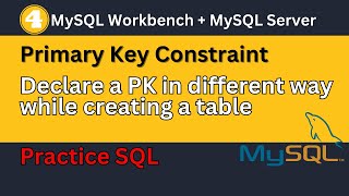 How to create a table with Primary Key | Hindi mein primary key ke saath table kaise banaye