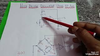 Wien Bridge Oscillator using OP-AMP/ LIC