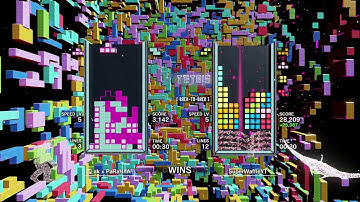 [Tetris Effect: Connected] Score Attack: Me vs. ak x PaRaHnA