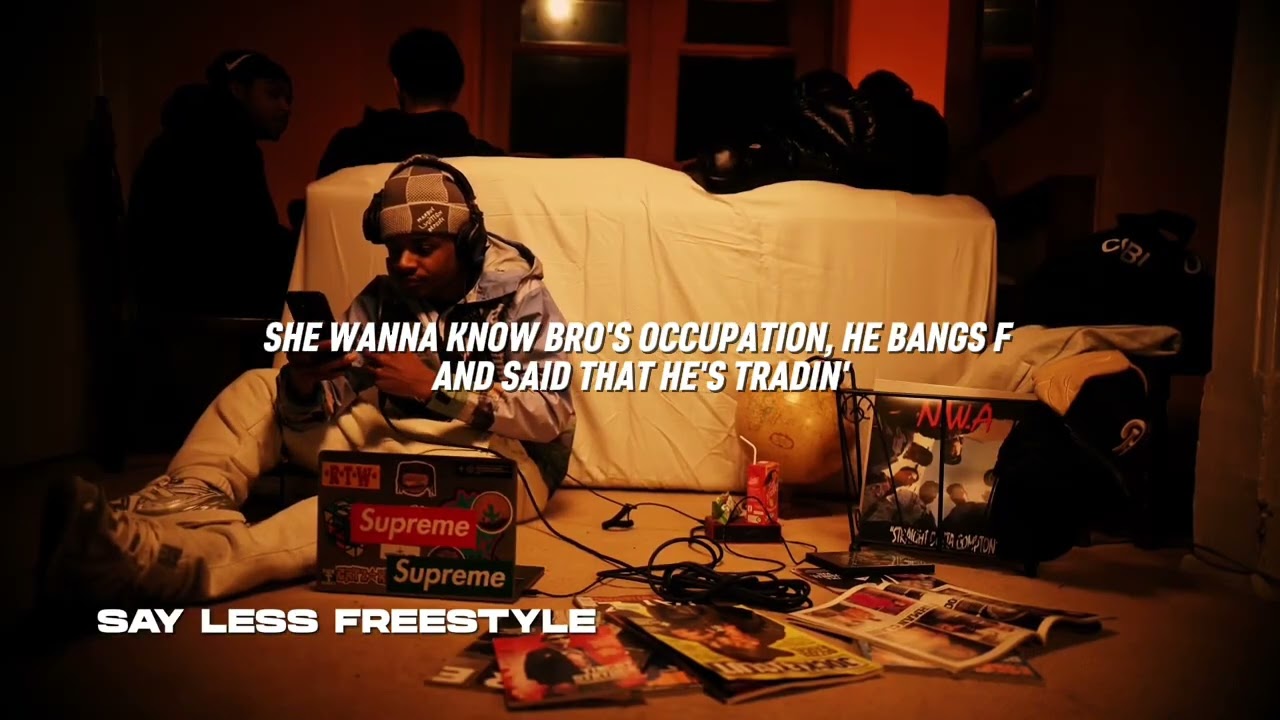 Kidwild - Say Less Freestyle (Lyric Video)