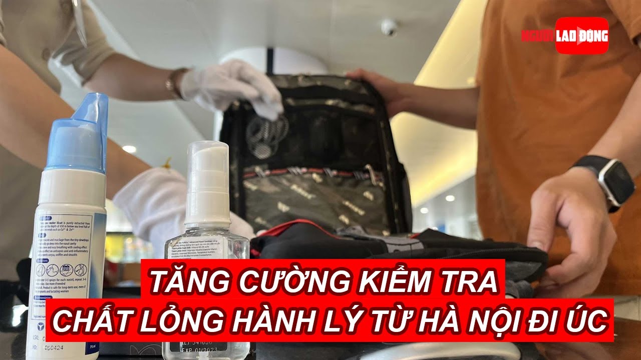 Tăng cường kiểm tra chất lỏng trong hành lý xách tay... - youtube