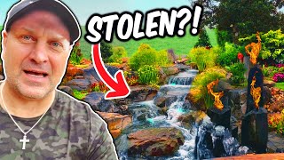 BUILT His DREAM by Stealing from Friends. Pondless Waterfall