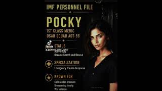 Character spotlight 1st Class IMF Medic Pocky. #booktok #darkscifi #scifithriller #dystopianfiction