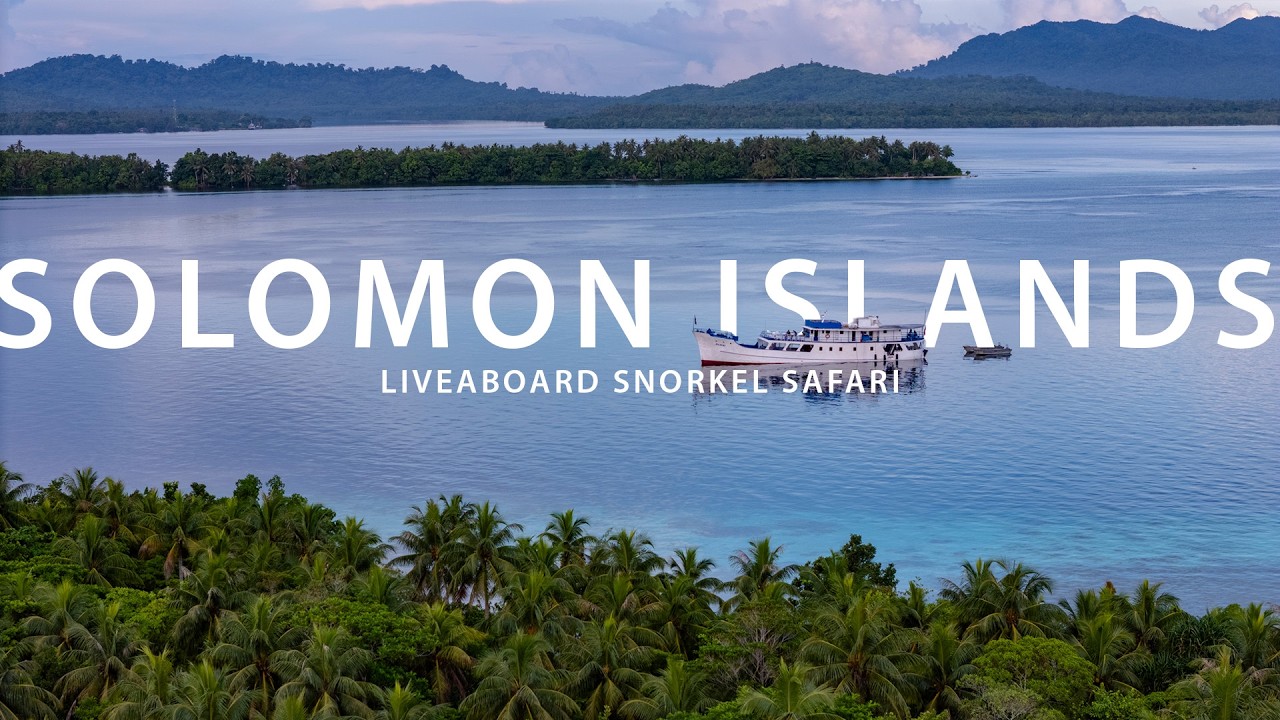 ⁣Solomon Islands Liveaboard Snorkel Safari