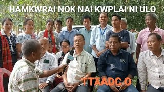 Bg.MLA Ranjit Debbarma bini achukthaio thangwi naikolwi kha VC Chongbari ni salo