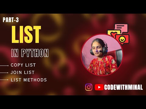 Day 10 | List in Python (Part – 3) | Python for Machine Learning, Data Science & Analytics