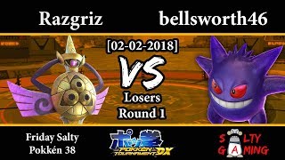 [2018-02-02] Pokkén - Razgriz (Aegislash) vs bellsworth46 (Gengar) LR1