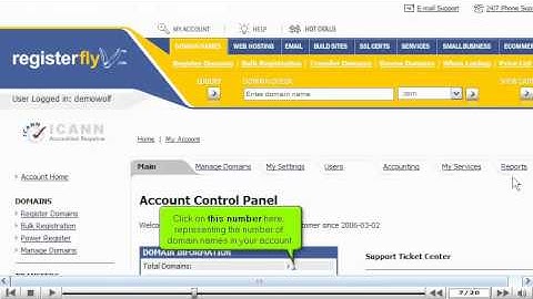 Creating Private Nameservers at registerfly.com