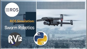 ROS Swarm Robotics: Multi formations flight maneuver and python GUI motion control for UAV Swarm