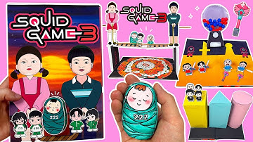 DIY Squid Game3 Game Book📕💗 / free printable