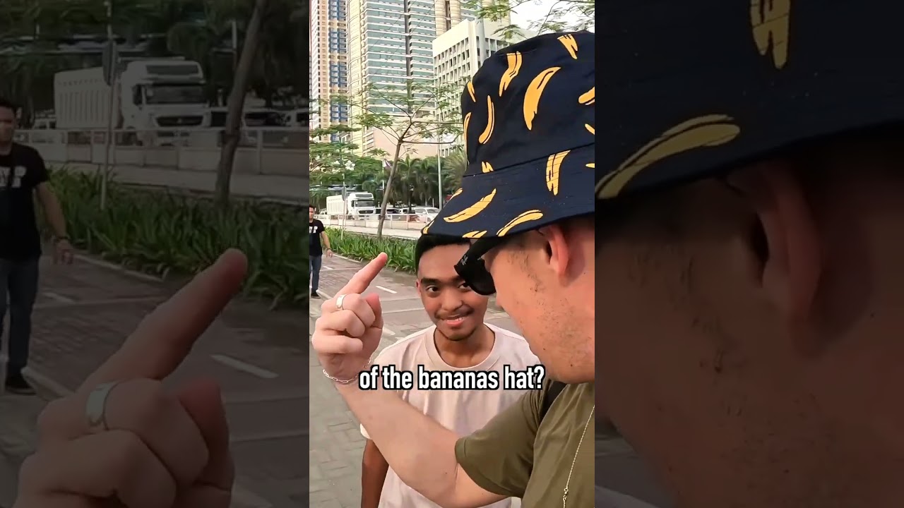 Local Filipinos help me locate custom $3 Beach hat in Manila 🇵🇭