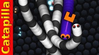 Slither.io Gameplay Amazing Immortal Snake vs Bad Snakes. Epic Slitherio Multiplayer Funny Moments. screenshot 2