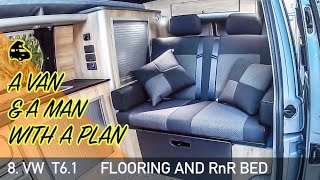 8. Fitting flooring & a rock n roll bed VW T6.1