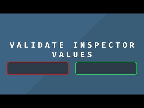 Validate Unity Inspector Input with OnValidate - Quick Tip