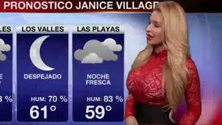 Janice Villagrán el clima hot legs
