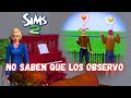 Vivo ESCONDIDO en la casa de mi vecino - Los sims 2