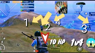 10 Hp Fights . Pubg Mobile Gameplay Highlights