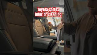 Cleaning Toyota’s SofTex! #toyota #leather #tundra #trd #truck #cardetailing #cleaning #dadlife