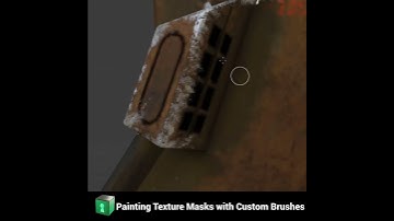 Blender Secrets - Painting Texture Masks with Custom Brushes